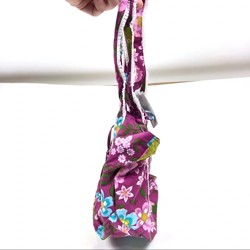 Agua Doce Floral Beach Bag Tote small